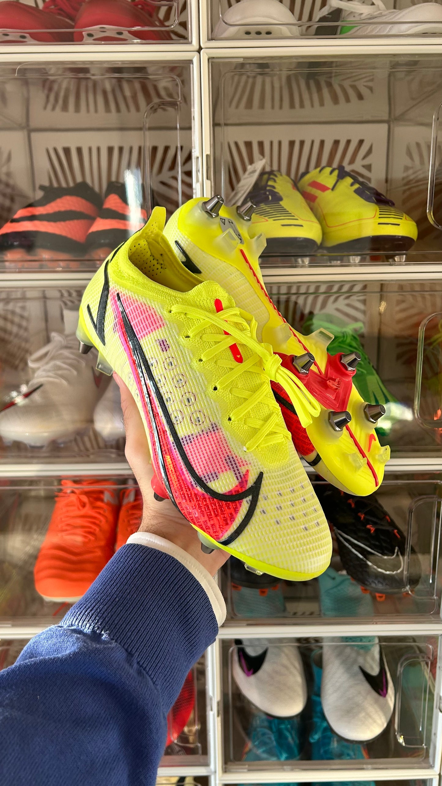 Nike mercurial vapor elite 14 sg-pro player edition yellow