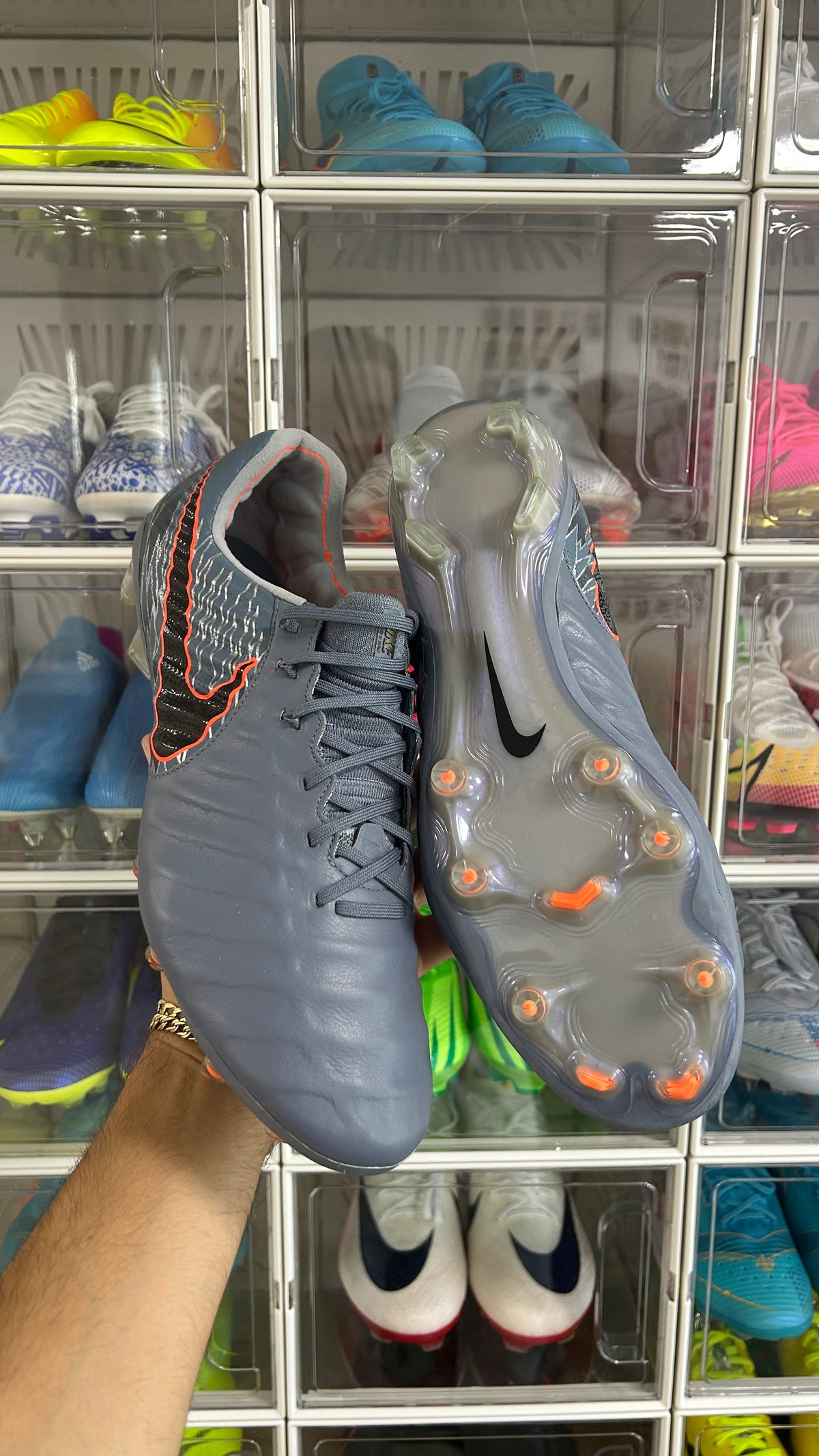 Nike tiempo legend vi / 7 elite fg grey