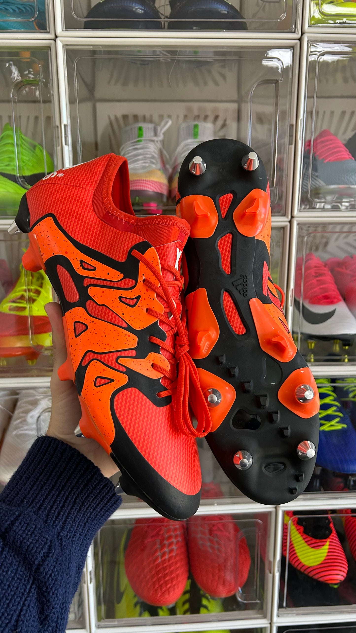 Adidas x 15.1 red black sg