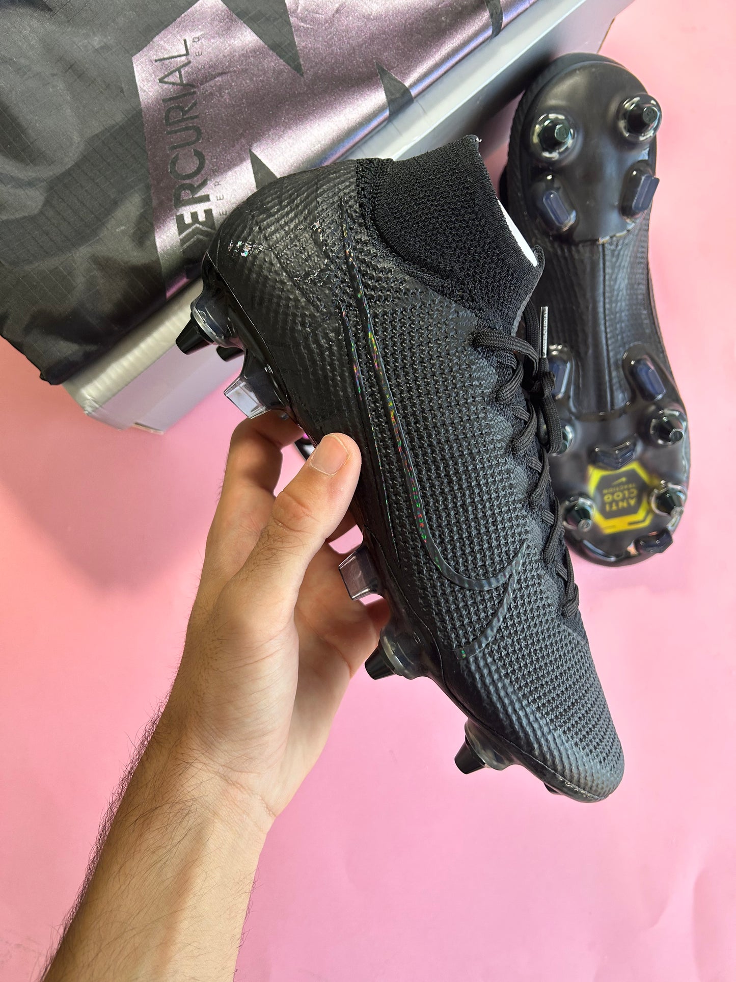 Nike mercurial superfly 7 elite sg black