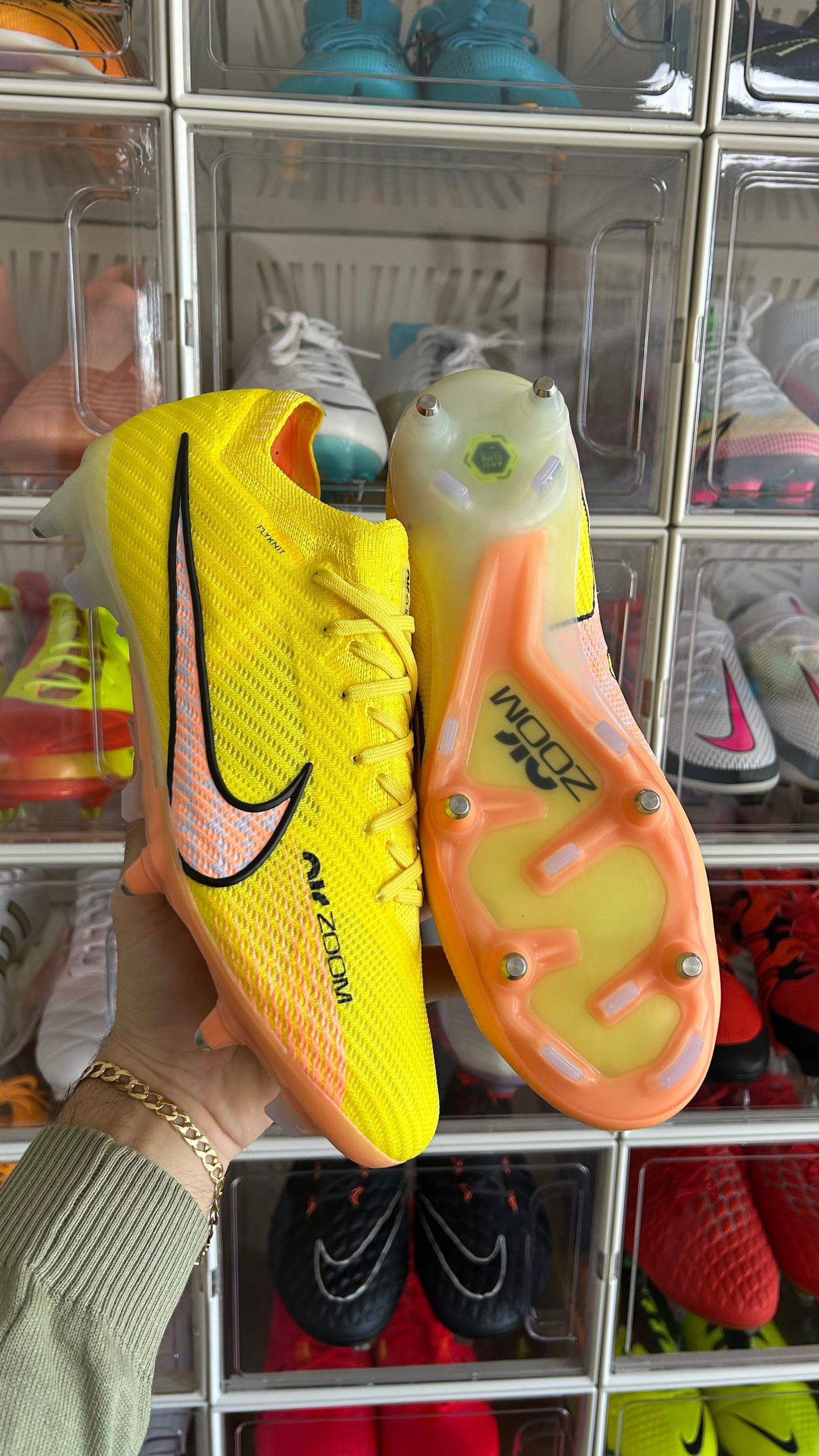 Nike mercurial vapor elite 15 sg anti-clog yellow