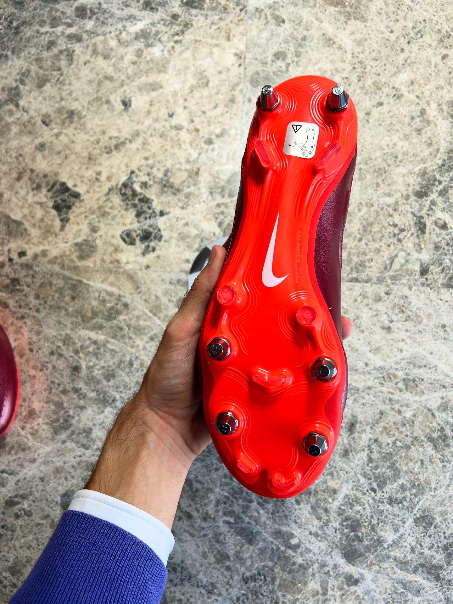 Nike tiempo legend 9 elite sg-pro player soleplate