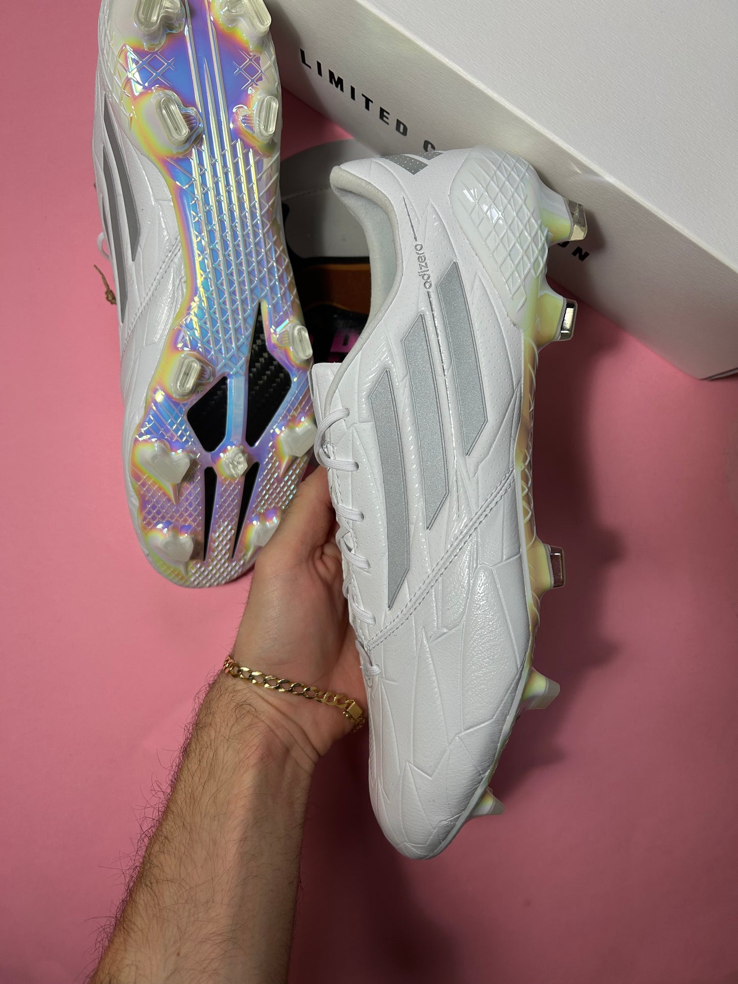 Adidas f50 remake fg white