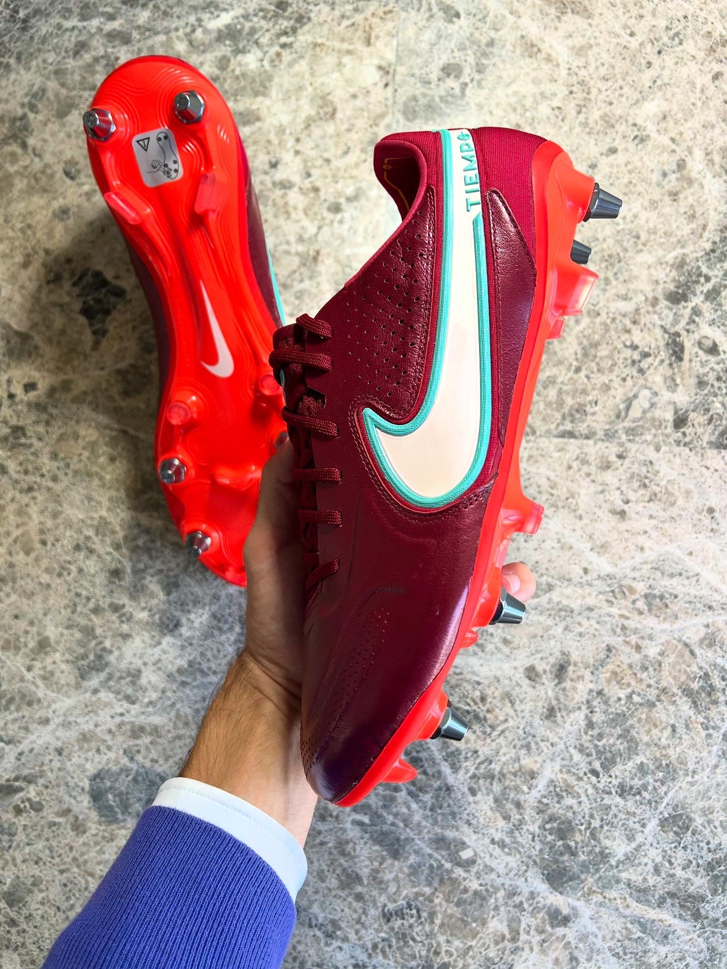 Nike tiempo legend 9 elite sg-pro player soleplate