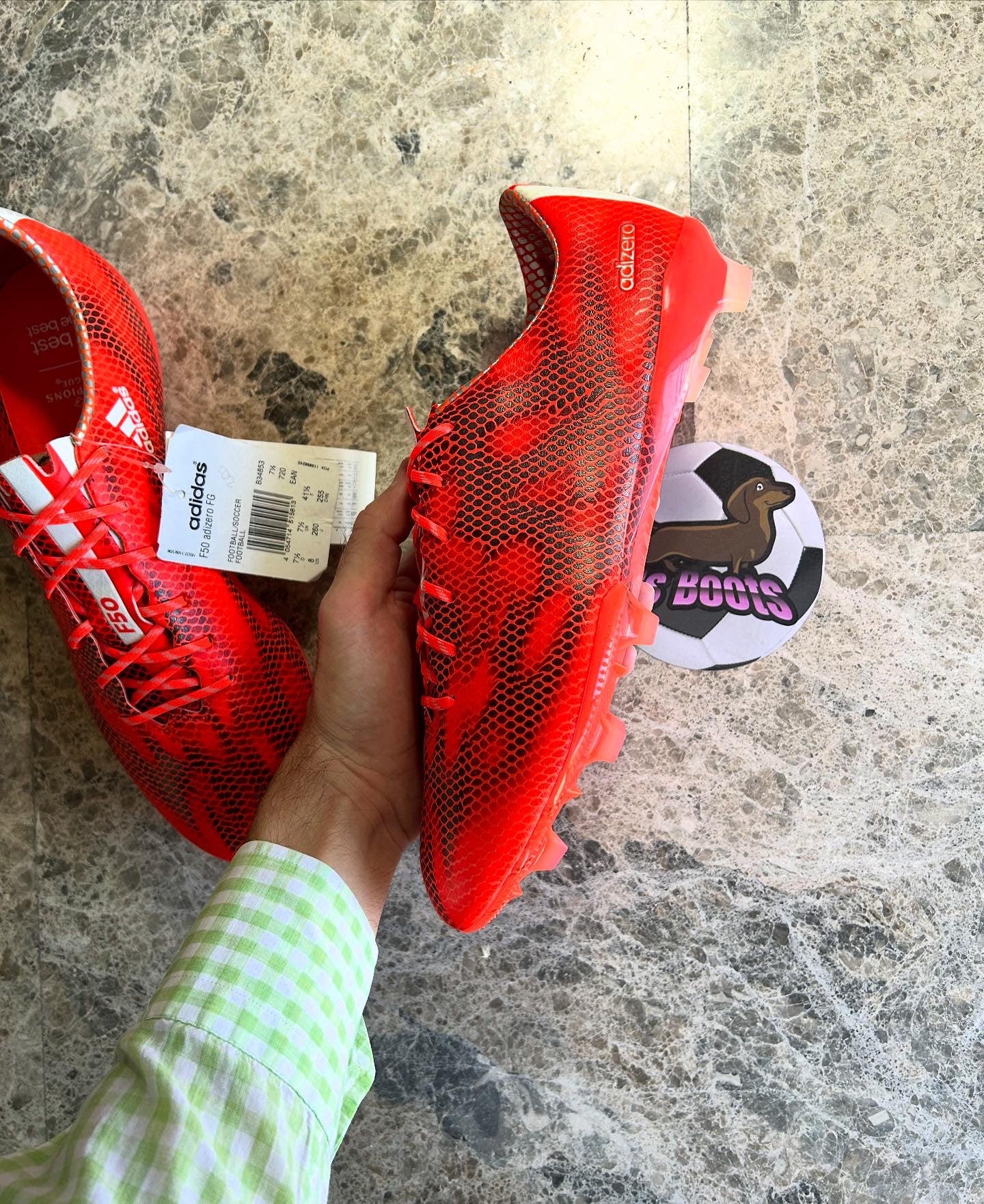 Adidas f50 adizero fg red