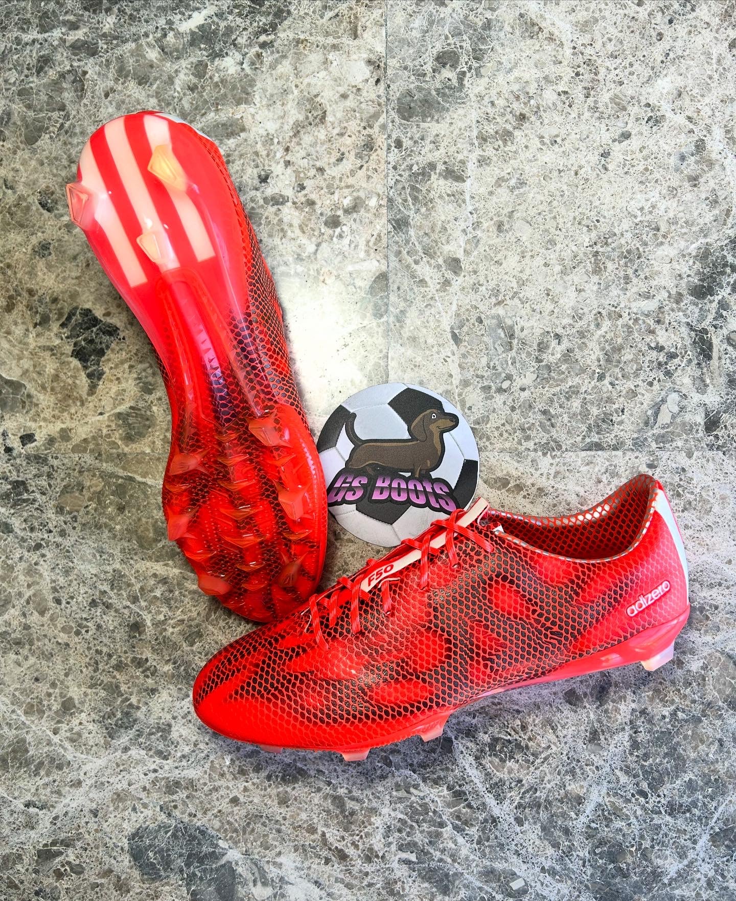 Adidas f50 adizero fg red