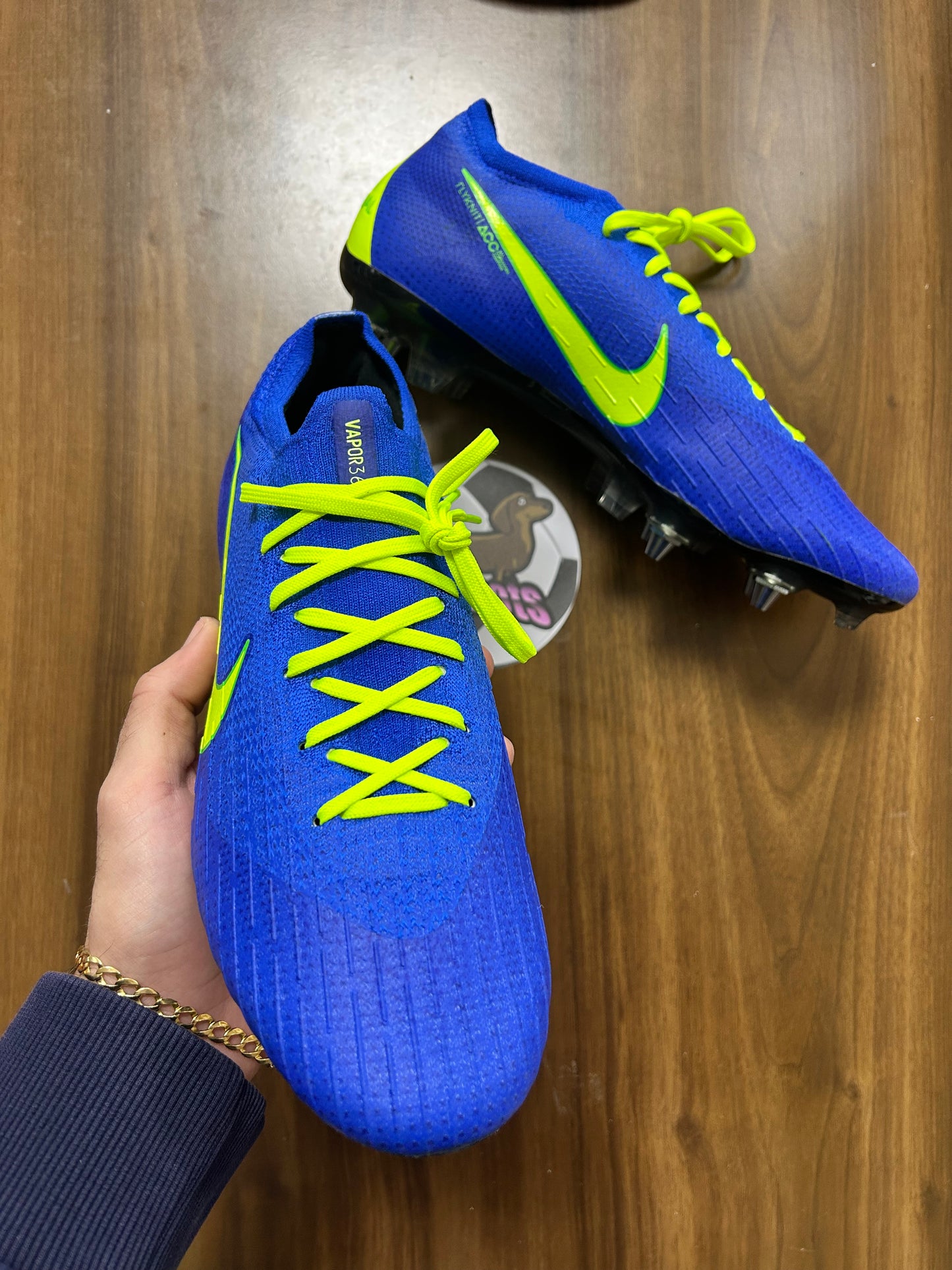 Nike mercurial vapor elite 12 sg Nike by you blue