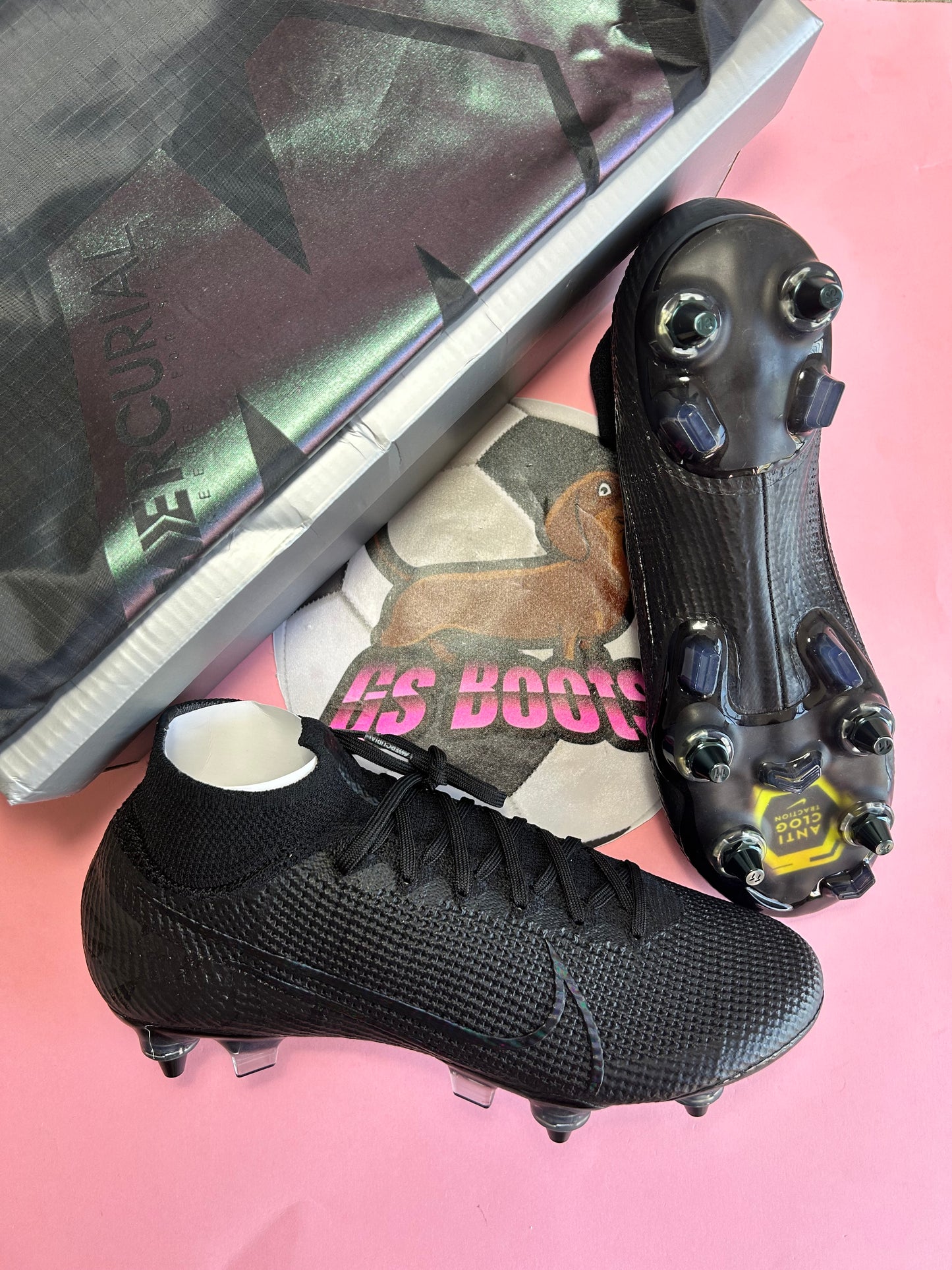 Nike mercurial superfly 7 elite sg black