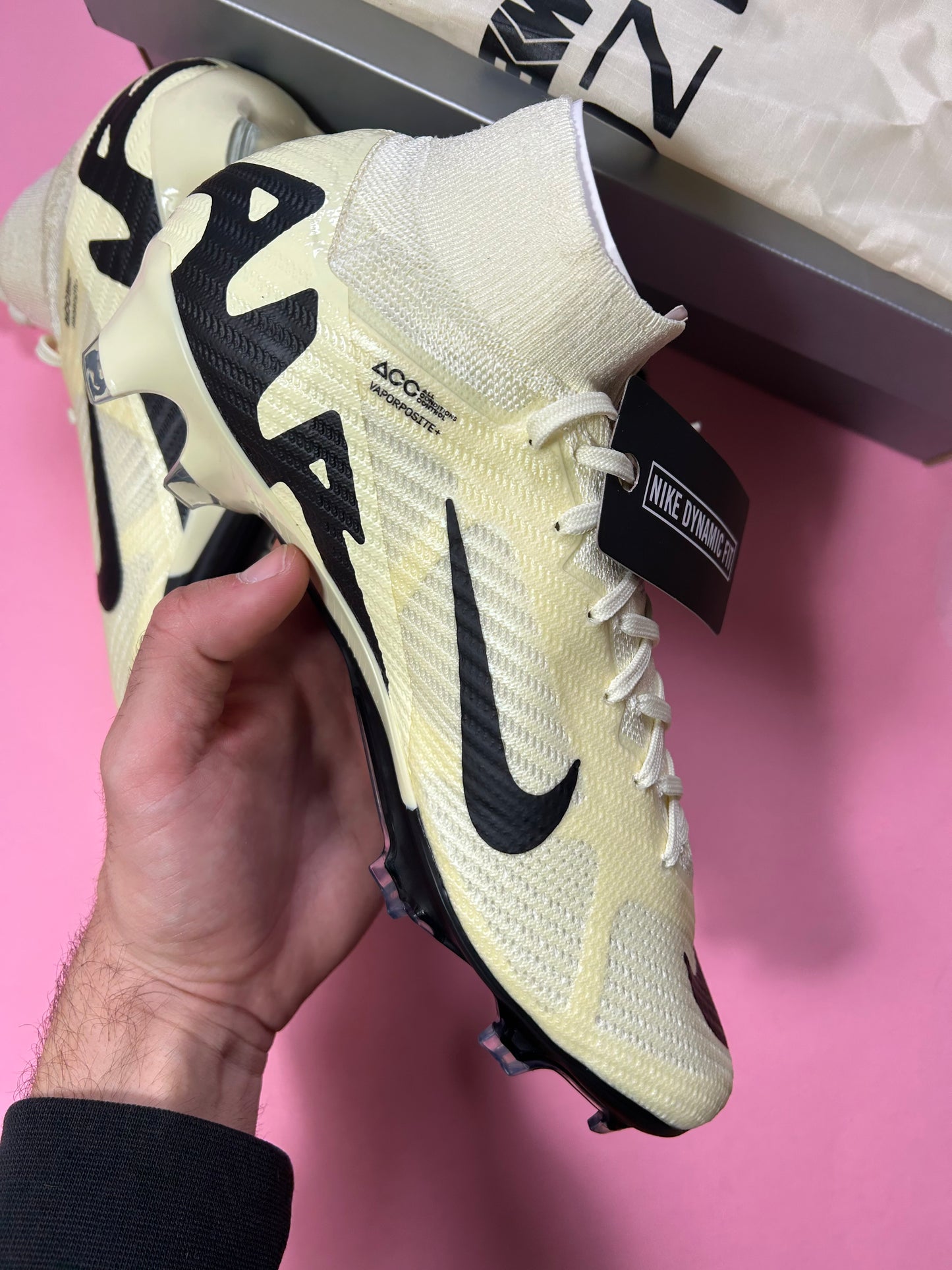Nike mercurial superfly 9 elite fg beige