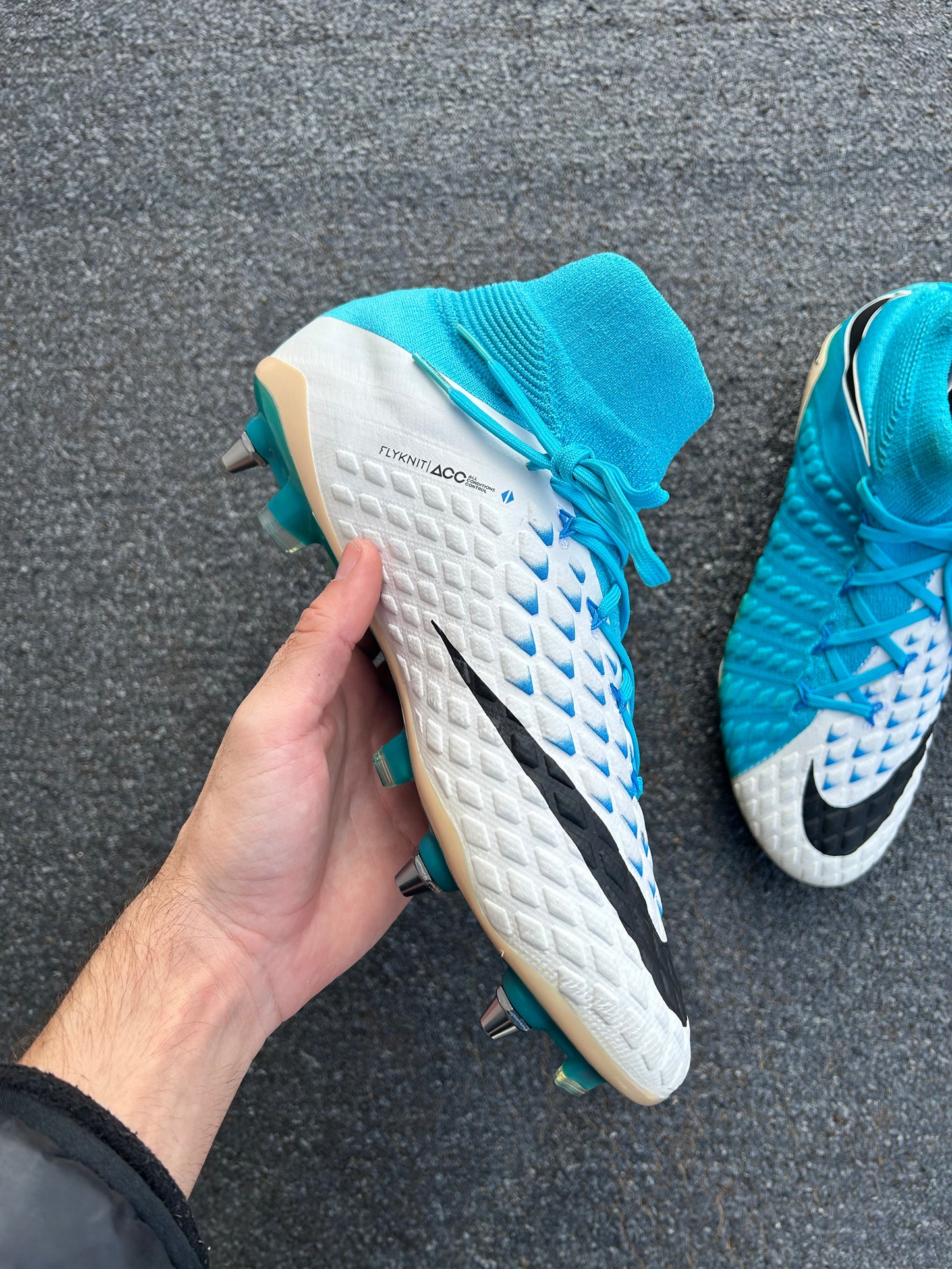 Nike hypervenom phantom 3 elite sg-pro blue white