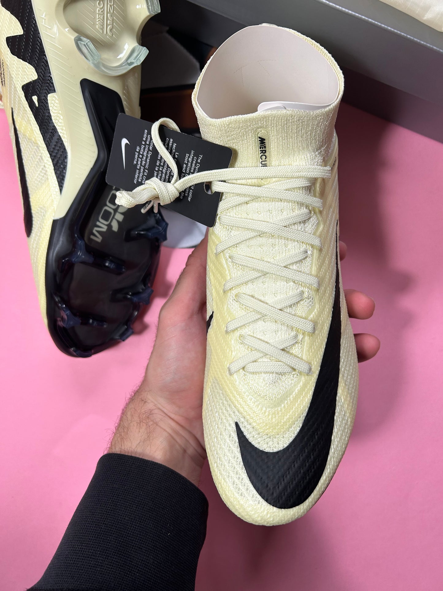 Nike mercurial superfly 9 elite fg beige