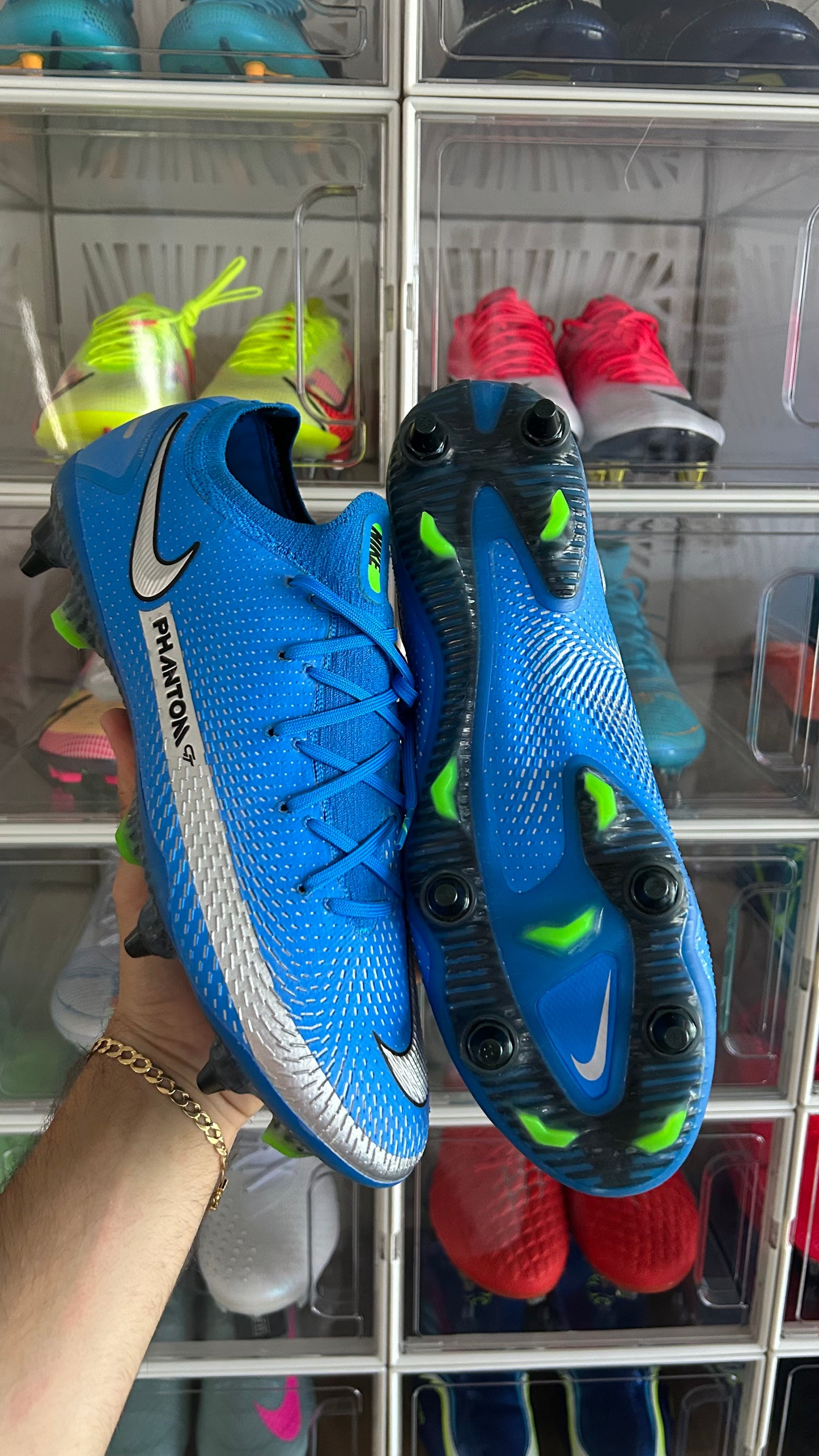 Nike phantom gt elite sg-pro player edition blue