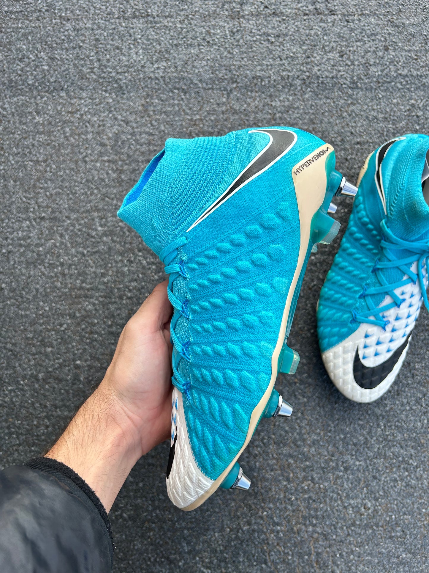 Nike hypervenom phantom 3 elite sg-pro blue white