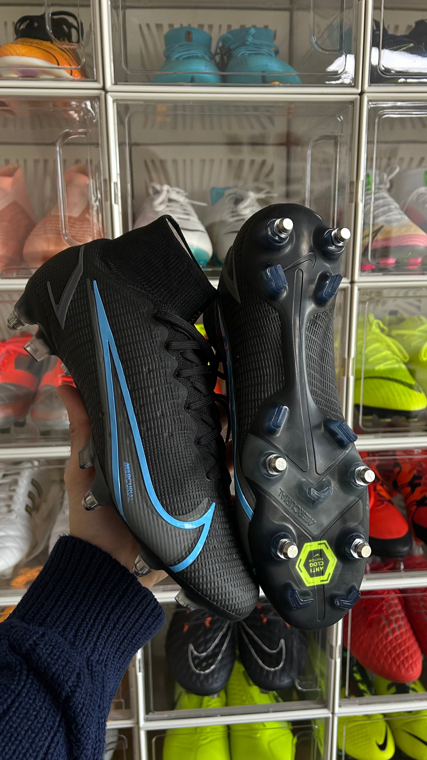 Nike superfly 8 elite sg anti-clog black