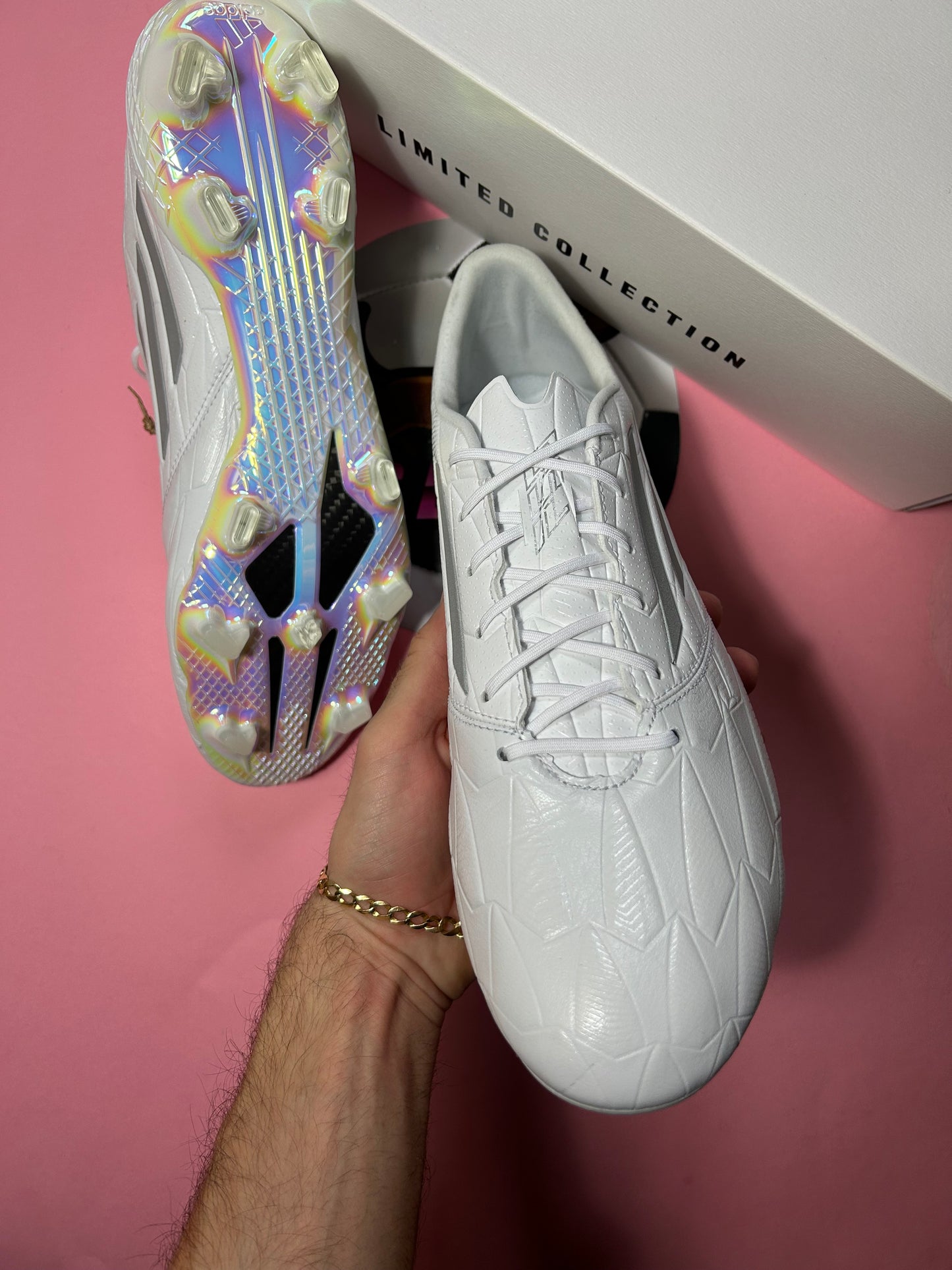 Adidas f50 remake fg white