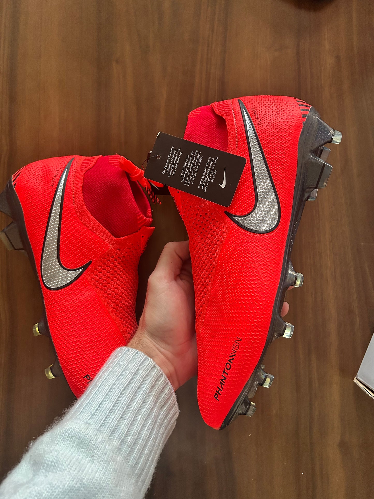 Nike phantom df fg vision elite red