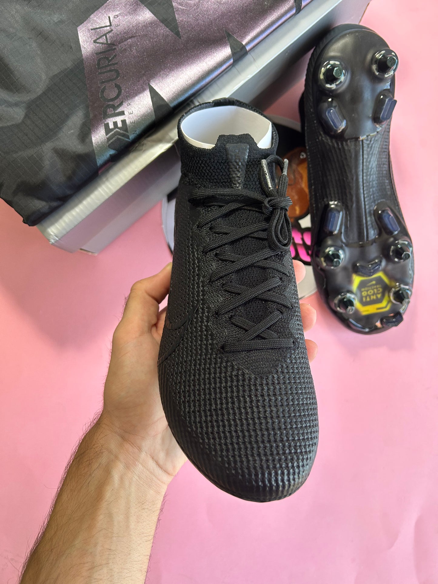 Nike mercurial superfly 7 elite sg black