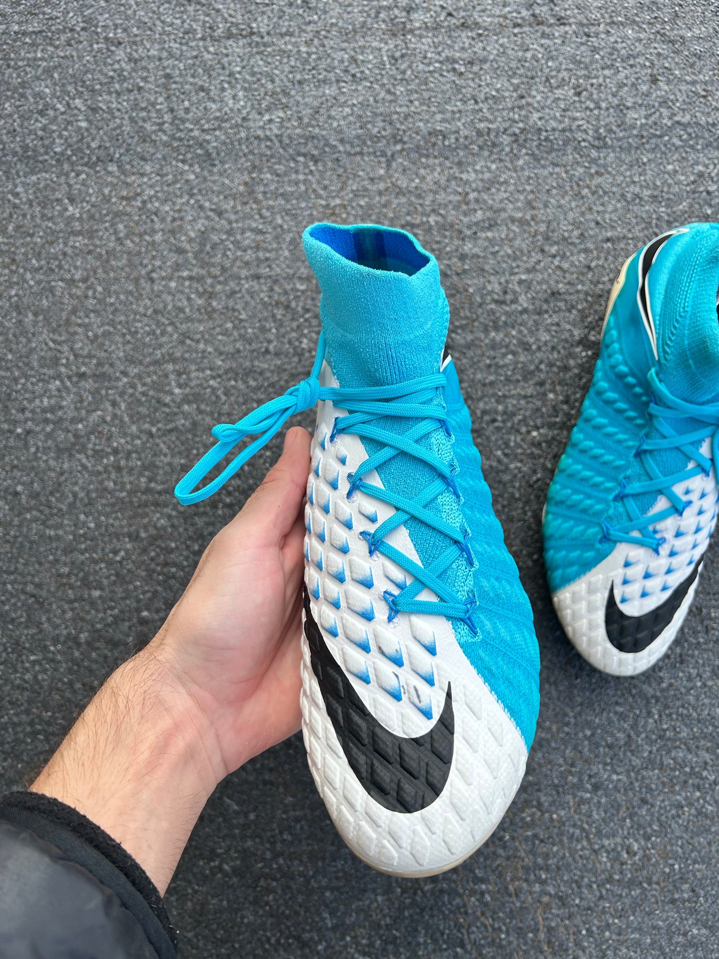 Nike hypervenom phantom 3 elite sg-pro blue white