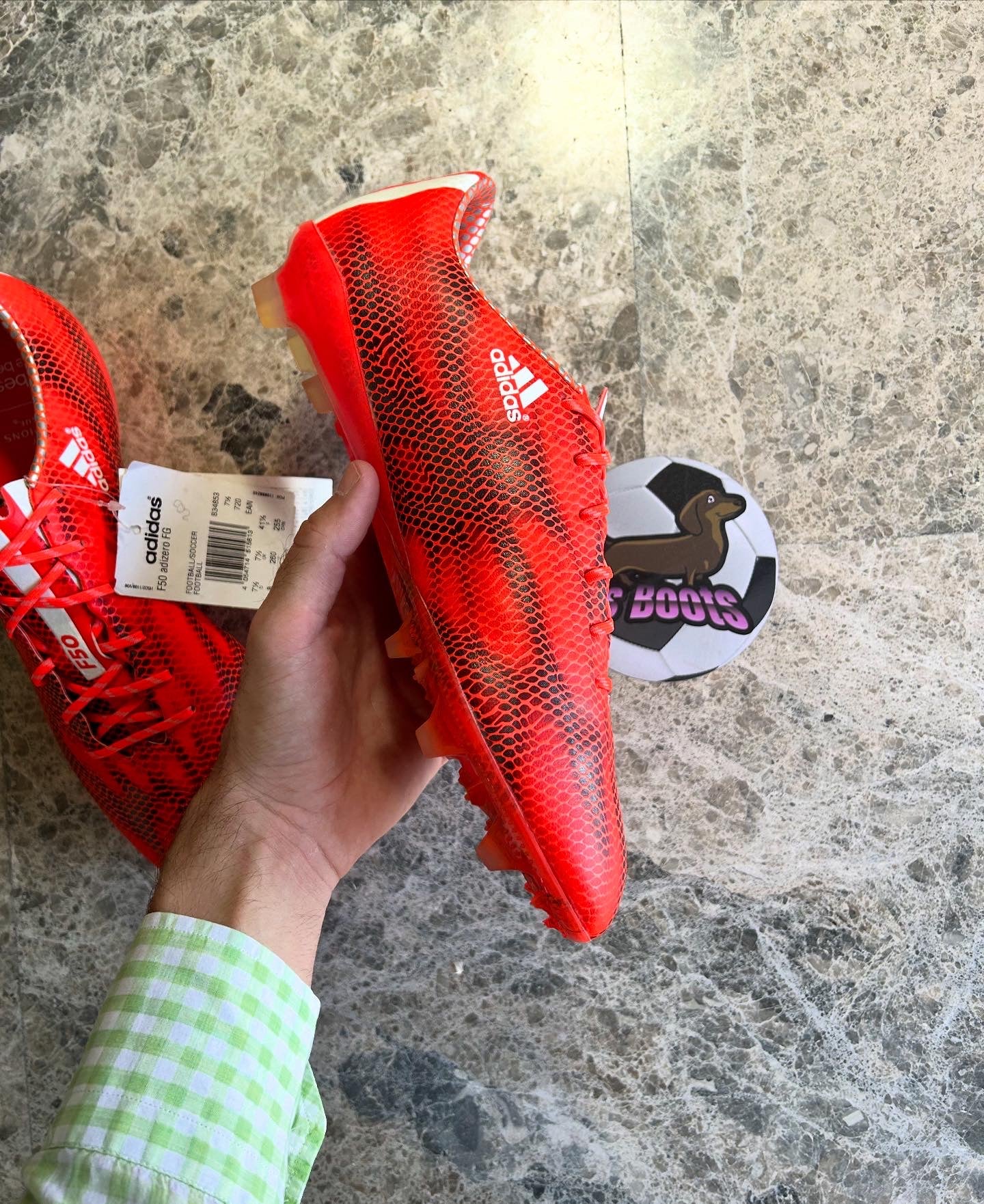 Adidas f50 adizero fg red