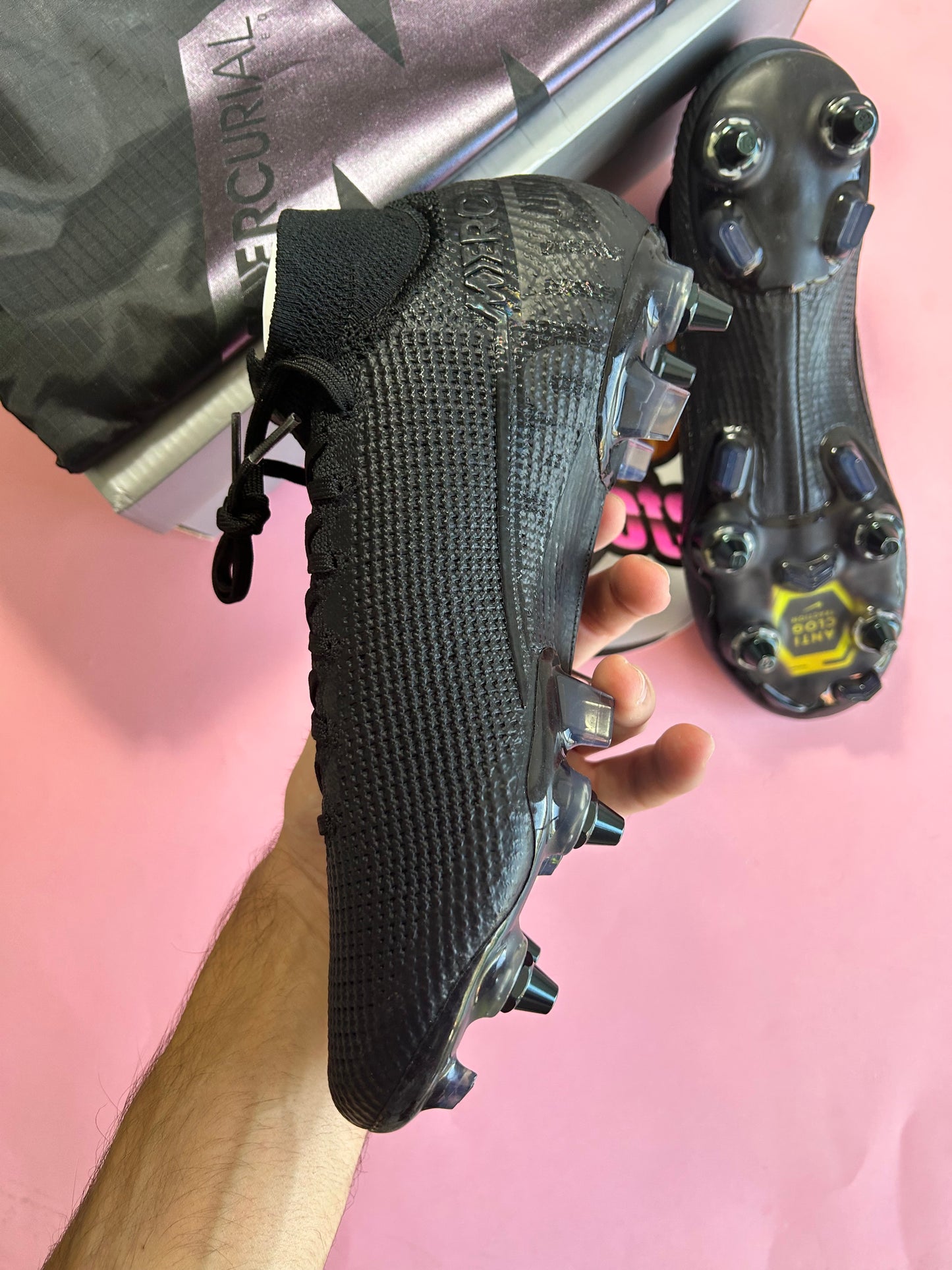 Nike mercurial superfly 7 elite sg black
