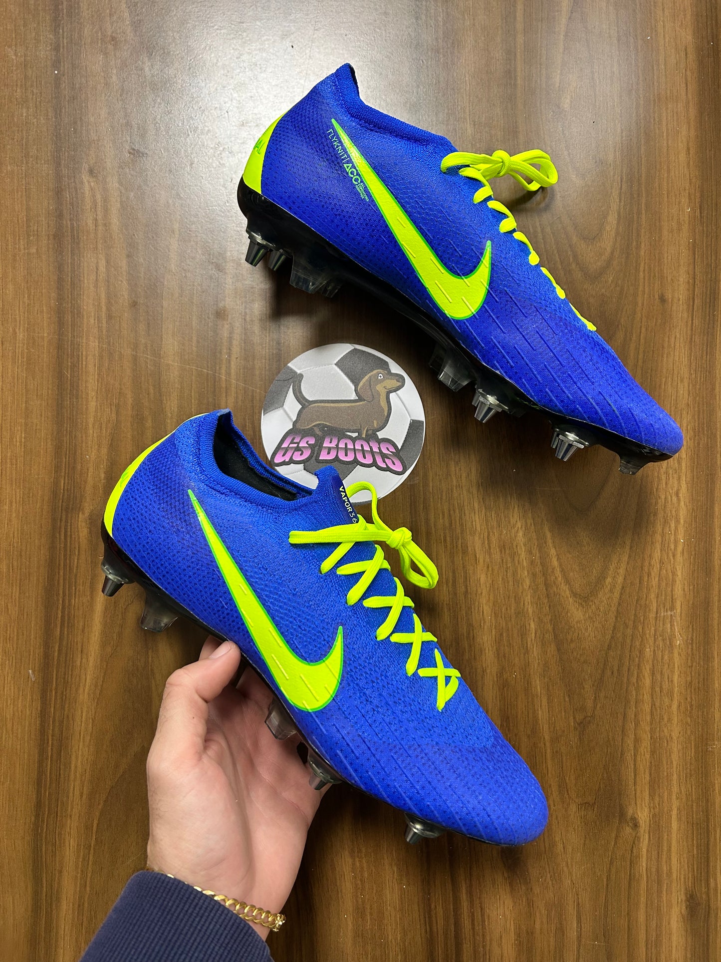 Nike mercurial vapor elite 12 sg Nike by you blue